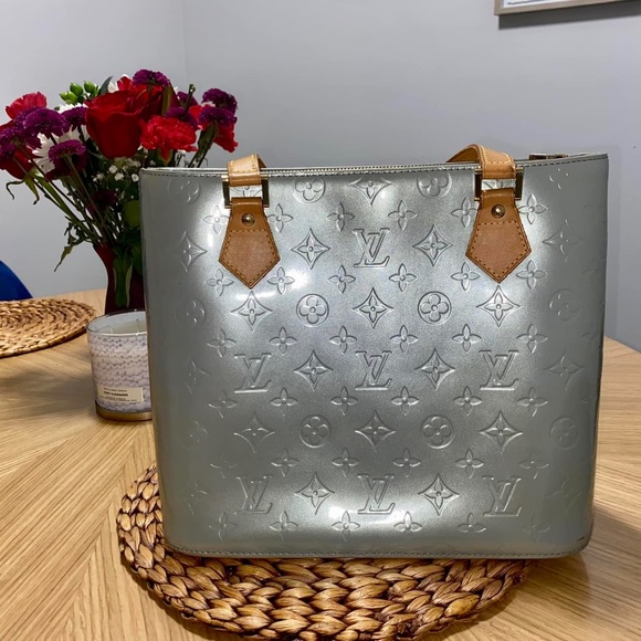 Louis Vuitton Houston Vernish - blue color - Picture 2 of 14